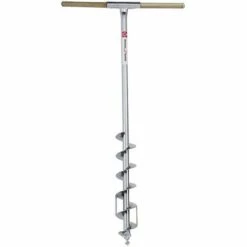 Tarière De Plantation Manuelle 70 Mm Ø Avec Manche En Bois Kerbl