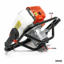 WILTEC Tarière 1,4 Kw 52cm³ Essence Pour Clôture Perceuse Sol Trépan Sylviculture Jardinage Aménagement 7 WILTEC Tarière 1,4 Kw 52cm³ Essence Pour Clôture Perceuse Sol Trépan Sylviculture Jardinage Aménagement -Tarière motorisée Soldes 11424215 4