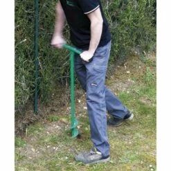 HELIOTRADE Tariere Manuelle Pour Cloture Et Piquets - Meche De 100 X 15 Cm -Tarière motorisée Soldes 11439190 4