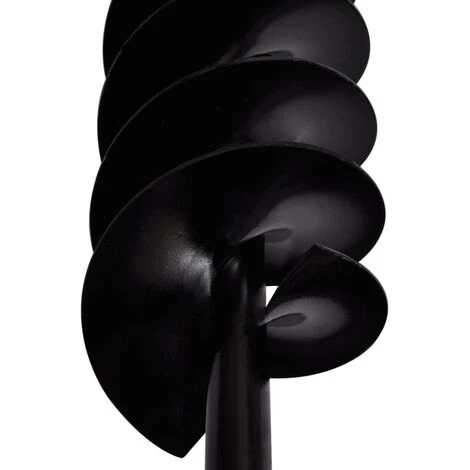 VidaXL Tarière De Sol Avec Mèche De Tarière Acier Noir 80 Mm 5 VidaXL Tarière De Sol Avec Mèche De Tarière Acier Noir 80 Mm – Image 5