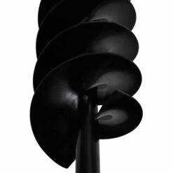VIDAXL Bêche Et Tarière Manuelle 100 Mm Double Spirale Acier Noir -Tarière motorisée Soldes 14075146 5
