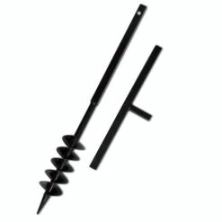 VIDAXL Bêche Et Tarière Manuelle 100 Mm Avec Rallonge Mèche Tarière 5 M -Tarière motorisée Soldes 14222885 4