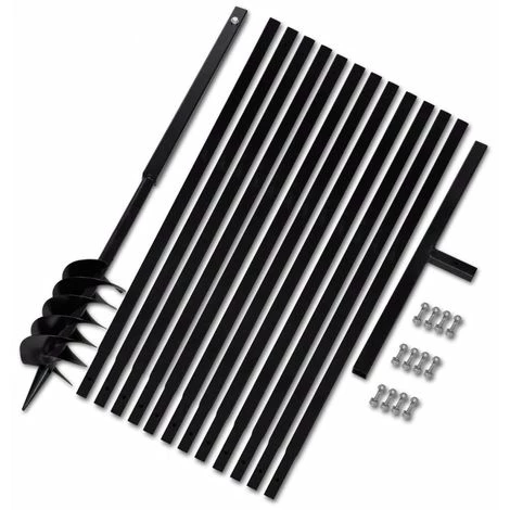 VIDAXL Bêche Et Tarière Manuelle 120 Mm Avec Rallonge Mèche Tarière 13 M 1 VIDAXL Bêche Et Tarière Manuelle 120 Mm Avec Rallonge Mèche Tarière 13 M