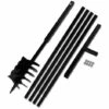 VIDAXL Bêche Et Tarière Manuelle 180 Mm Avec Rallonge 5 M Acier
