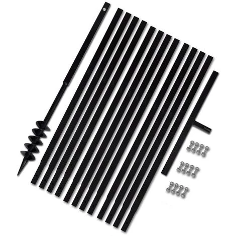 VIDAXL Bêche Et Tarière Manuelle 80 Mm Avec Rallonge Mèche Tarière 13 M 1 VIDAXL Bêche Et Tarière Manuelle 80 Mm Avec Rallonge Mèche Tarière 13 M