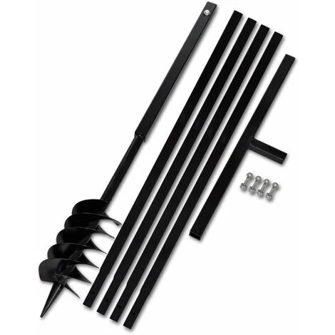 HELLOSHOP26 Bêche Et Tarière Manuelle 120 Mm Avec Rallonge Mèche Outils Garage Atelier Bricolage 1 HELLOSHOP26 Bêche Et Tarière Manuelle 120 Mm Avec Rallonge Mèche Outils Garage Atelier Bricolage