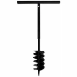 HELLOSHOP26 Bêche Et Tarière Manuelle 150 Mm Avec Rallonge 5 M Acier Outils Garage Atelier Bricolage -Tarière motorisée Soldes 1436623 5