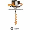 Tarière Thermique 43cc 2 Temps Villager VPH 43 Mèches 10cm - Orange