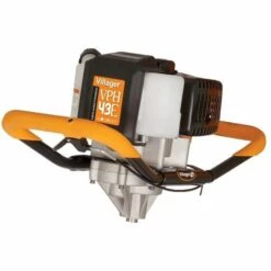 Tarière Thermique Mèche 100 Et 250mm 43cc 2 Temps Villager VPH 43 - Orange -Tarière motorisée Soldes 15297608 3