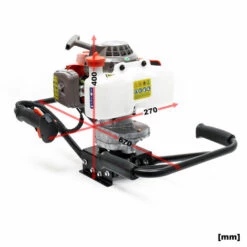 WILTEC Tarière Thermique En Set Utilisation Par 2 Personnes 3 CV 63,3 Ccm Moteur à 2 Temps Foret De Ø200mm 7 WILTEC Tarière Thermique En Set Utilisation Par 2 Personnes 3 CV 63,3 Ccm Moteur à 2 Temps Foret De Ø200mm -Tarière motorisée Soldes 17370028 3