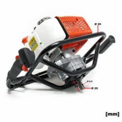 WILTEC Tarière Thermique En Set 3 CV 63,3 Ccm Moteur à 2 Temps Foret De Ø250mm Perceuse -Tarière motorisée Soldes 17370043 3