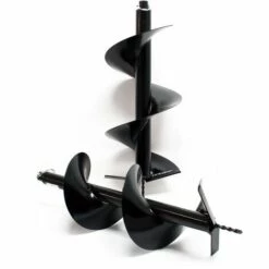 WILTEC Tarière Thermique En Set Utilisation Par 2 Personnes 3 CV 63,3 Ccm Avec Foret De Ø250 & 300mm -Tarière motorisée Soldes 17741970 3