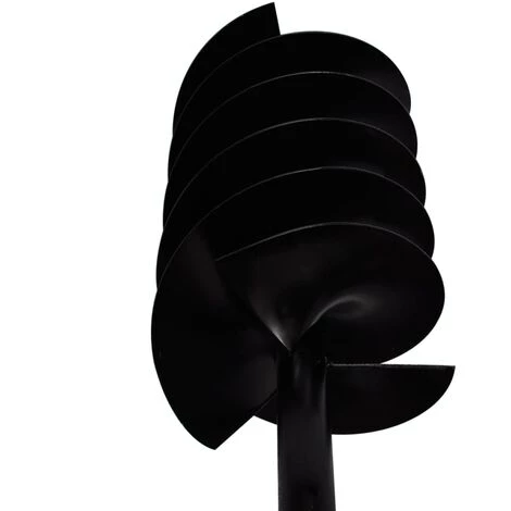 YOUTHUP Tarière De Sol Avec Mèche De Tarière 200 Mm Acier Noir - Noir 5 YOUTHUP Tarière De Sol Avec Mèche De Tarière 200 Mm Acier Noir - Noir – Image 5