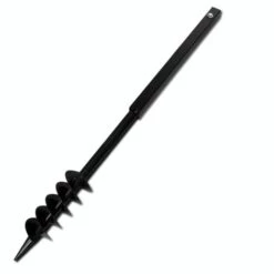 YOUTHUP Tarière De Sol Avec Mèche De Tarière 80 Mm Acier Noir - Noir -Tarière motorisée Soldes 20448516 4