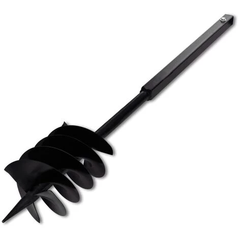 YOUTHUP Tarière De Sol Avec Manche 180 Mm Et Tube D'extension 9 M Acier Outil à Main Pour Jardin - Noir 4 YOUTHUP Tarière De Sol Avec Manche 180 Mm Et Tube D'extension 9 M Acier Outil à Main Pour Jardin - Noir – Image 4