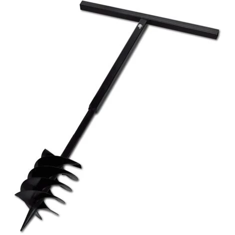 YOUTHUP Tarière De Sol Avec Manche 180 Mm Et Tube D'extension 9 M Acier Outil à Main Pour Jardin - Noir 5 YOUTHUP Tarière De Sol Avec Manche 180 Mm Et Tube D'extension 9 M Acier Outil à Main Pour Jardin - Noir – Image 5