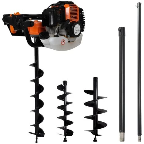 ASUPERMALL Jeu De Perceuse De Sol A Tariere Acier 1 ASUPERMALL Jeu De Perceuse De Sol A Tariere Acier