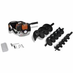 Topdeal Tarière De Sol Orange -Tarière motorisée Soldes 22962907 5