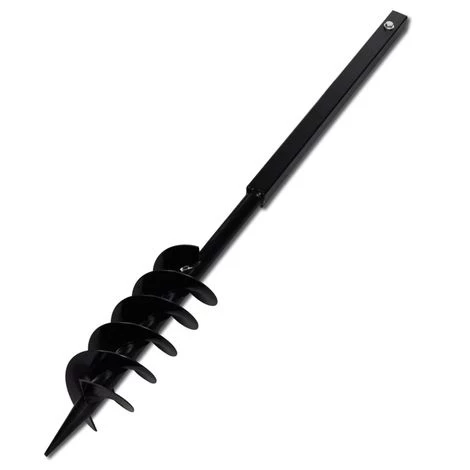 Topdeal Tarière De Sol Avec Manche 100 Mm Et Tube D'extension 5 M Acier 5 Topdeal Tarière De Sol Avec Manche 100 Mm Et Tube D'extension 5 M Acier – Image 5