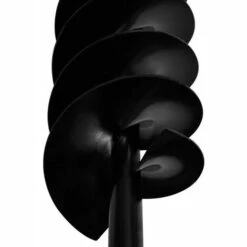 Hommoo Tariere De Sol Avec Meche De Tariere 80 Mm Acier Noir HDV03788 -Tarière motorisée Soldes 24994639 5