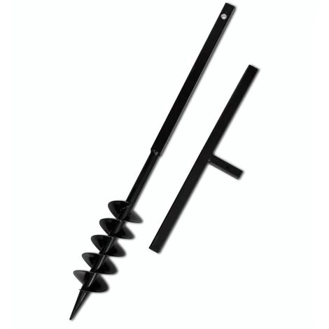 HOMMOO Beche Et Tariere Manuelle 100 Mm Avec Rallonge Meche Tariere 9 M HDV14929 4 HOMMOO Beche Et Tariere Manuelle 100 Mm Avec Rallonge Meche Tariere 9 M HDV14929 – Image 4