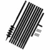 ASUPERMALL Beche Et Tariere Manuelle 100 Mm Avec Rallonge Meche Tariere 9 M