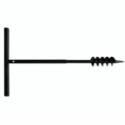 TRUE DEAL Tarière De Sol Avec Manche 80 Mm Et Tube D'extension 5 M Acier -Tarière motorisée Soldes 26226504 4