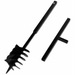 ASUPERMALL Beche Et Tariere Manuelle 180 Mm Avec Rallonge 13 M Acier -Tarière motorisée Soldes 26479210 5