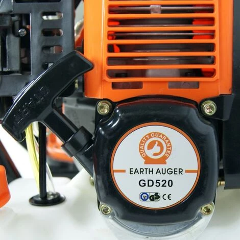 GT GARDEN Tarière Thermique 52 Cm3 - 3 CV + Lot De 3 Mèches (40, 60 Et 80 Mm) 3 GT GARDEN Tarière Thermique 52 Cm3 - 3 CV + Lot De 3 Mèches (40, 60 Et 80 Mm) – Image 3