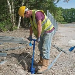 TRUE DEAL Draper Tools Tarière Pour Poteau 1070 X 155 Mm Bleu 24414 -Tarière motorisée Soldes 27274531 4