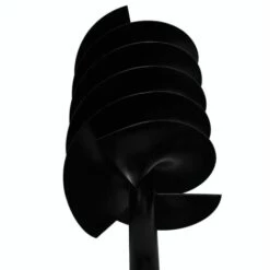 LITZEE Tarière De Sol Avec Mèche De Tarière 150 Mm Acier Noir 9 LITZEE Tarière De Sol Avec Mèche De Tarière 150 Mm Acier Noir -Tarière motorisée Soldes 27604154 5