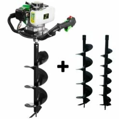 ZIPPER MASCHINEN TARIERE A ESSENCE 51,7CC AVEC 3 TARIERES 100 150 200 MM ZIPPER ZI-ELB70