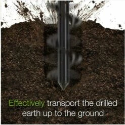 DONTODENT Mèche Jardin Tarière 80 Et 40 Mm 2 Pièces, Forets De Jardin En Spirale, Outil De Plantation Pratique Pour Faire Rapidement Trou Et Planter Des Fleurs Arbres Arbustes. -Tarière motorisée Soldes 29097533 3
