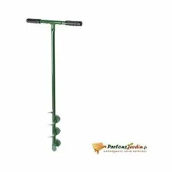 RIBIMEX Ribiland 05496 Tarière Manuelle Avec Fraise Vert 150 Mm