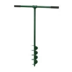 RIBIMEX Ribiland 1400 Tarière Manuelle Fraise 100 Mm Vert