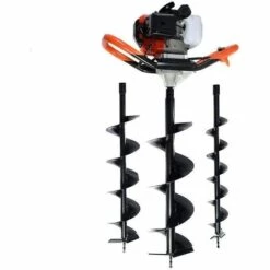ETOILE 52CC 2Temps Tarière Perce-clôture Post Hole Digger + 4", 6" Et 8" Bits