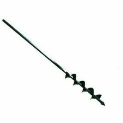 THSINDE Jardin Auger Foret Jardin Post Hole Digger Avec Non-Slip Hex Entraînement Usine Fleur Ampoule Spirale Bedding Mèche Cultivateur Du Sol à La Main 50cm*4cm
