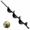 THSINDE 5x45cm Jardin Auger Foret Jardin Post Hole Digger Avec Non-Slip Hex Entraînement Usine Fleur Ampoule Spirale Bedding Mèche Cultivateur Du Sol à La Main