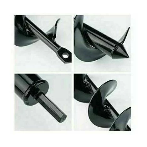 THSINDE 5x75cm Jardin Auger Foret Jardin Post Hole Digger Avec Non-Slip Hex Entraînement Usine Fleur Ampoule Spirale Bedding Mèche Cultivateur Du Sol à La Main 2 THSINDE 5x75cm Jardin Auger Foret Jardin Post Hole Digger Avec Non-Slip Hex Entraînement Usine Fleur Ampoule Spirale Bedding Mèche Cultivateur Du Sol à La Main – Image 2