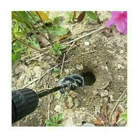 THSINDE 5x75cm Jardin Auger Foret Jardin Post Hole Digger Avec Non-Slip Hex Entraînement Usine Fleur Ampoule Spirale Bedding Mèche Cultivateur Du Sol à La Main 3 THSINDE 5x75cm Jardin Auger Foret Jardin Post Hole Digger Avec Non-Slip Hex Entraînement Usine Fleur Ampoule Spirale Bedding Mèche Cultivateur Du Sol à La Main – Image 3