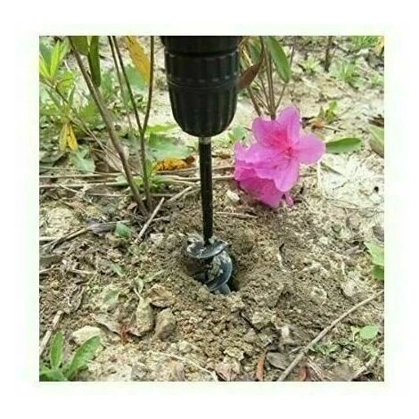 THSINDE 5x75cm Jardin Auger Foret Jardin Post Hole Digger Avec Non-Slip Hex Entraînement Usine Fleur Ampoule Spirale Bedding Mèche Cultivateur Du Sol à La Main 4 THSINDE 5x75cm Jardin Auger Foret Jardin Post Hole Digger Avec Non-Slip Hex Entraînement Usine Fleur Ampoule Spirale Bedding Mèche Cultivateur Du Sol à La Main – Image 4