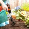 DONTODENT (4x45cm) Jardin Auger Foret Jardin Post Hole Digger Avec Non-Slip Hex Entraînement Usine Fleur Ampoule Spirale Bedding Mèche Cultivateur Du Sol à La Main