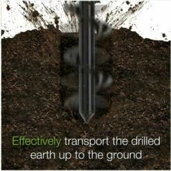 Kueatily Vis Perceuse électrique à Main, Mèche De Tarière De Jardin, Adaptée à La Plantation De Fleurs Pour Ameublir Le Sol Et Creuser Des Trous, 2 PCS De Diamètre 80mm Et 40 Mm Apportez Une Paire De Gants -Tarière motorisée Soldes 35550390 4