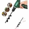 ILOVEMILAN Forets De Tarière Pour Planter Une Perceuse De Jardin Perceuse Hélicoïdale De Jardin Pour Plantes De Jardin Tarière Pour Perceuse Hexagonale 3/8" (45 CM)