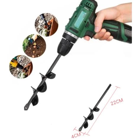 ILOVEMILAN Forets De Tarière Pour Planter Une Perceuse De Jardin Perceuse Hélicoïdale De Jardin Pour Plantes De Jardin Tarière Pour Perceuse Hexagonale 3/8" (45 CM) 1 ILOVEMILAN Forets De Tarière Pour Planter Une Perceuse De Jardin Perceuse Hélicoïdale De Jardin Pour Plantes De Jardin Tarière Pour Perceuse Hexagonale 3/8" (45 CM)