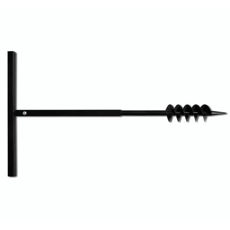 HAPPYSHOPPING Beche Et Tariere Manuelle 80 Mm Avec Rallonge Meche Tariere 13 M 3 HAPPYSHOPPING Beche Et Tariere Manuelle 80 Mm Avec Rallonge Meche Tariere 13 M – Image 3