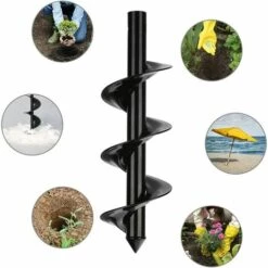 DONTODENT Ensemble De Tarière De Jardin, Ensemble De Tarière Avec Poignée Antidérapante -Tarière motorisée Soldes 40013313 4