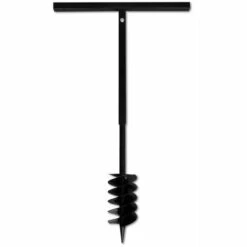 HAPPYSHOPPING Tariere De Sol Avec Manche 120 Mm Et Tube D'extension 9 M Acier 8 HAPPYSHOPPING Tariere De Sol Avec Manche 120 Mm Et Tube D'extension 9 M Acier -Tarière motorisée Soldes 41838966 4