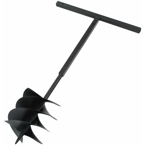 HAPPYSHOPPING Tariere De Sol Avec Manche 250 Mm Et Tube D'extension 4 M Acier 2 HAPPYSHOPPING Tariere De Sol Avec Manche 250 Mm Et Tube D'extension 4 M Acier – Image 2