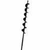 THSINDE Le Noir Foret Hélicoïdal à Tarière Pour Bêcheur De Terre De Plantation De Jardin 50mm×450mm.